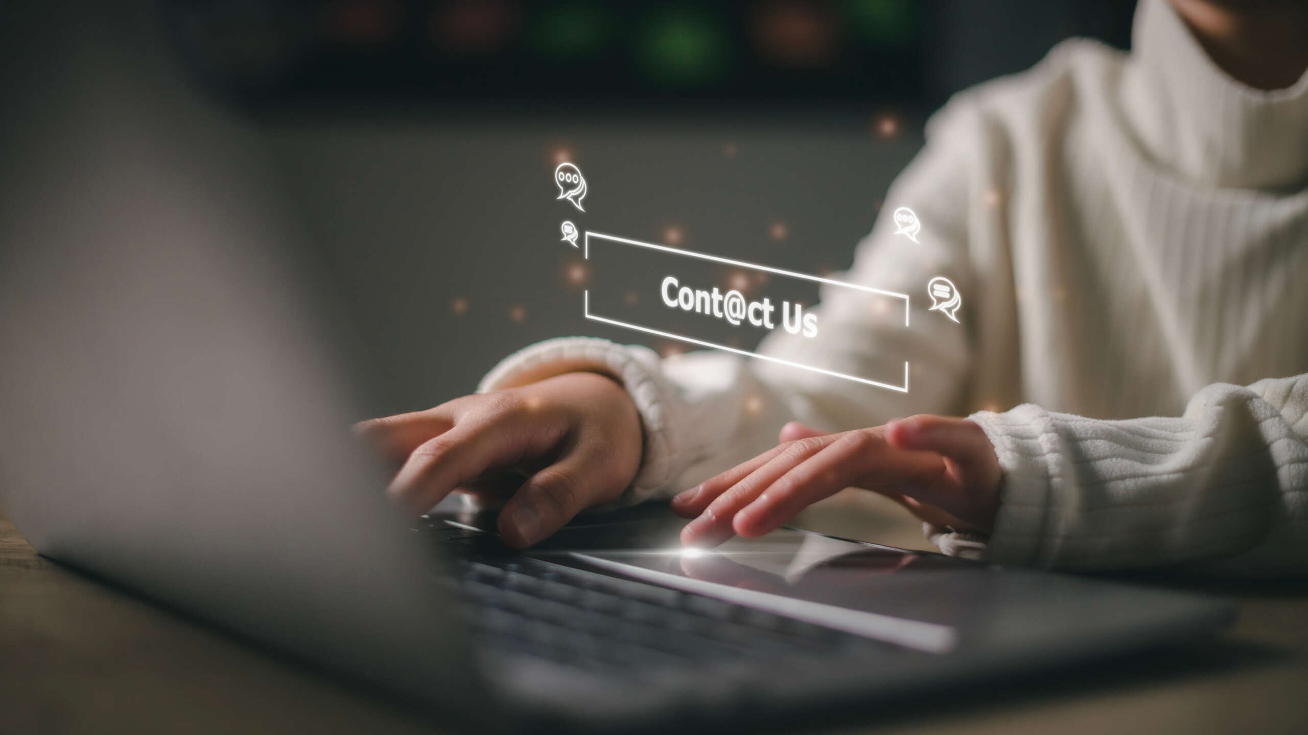 Contact us or the Customer support hotline people connect.